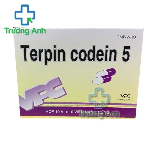 Terpin Codein 5 - Thuốc điều trị ho, long đờm của Cửu Long