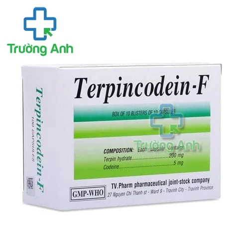Terpincodein- F TV.Pharm - Thuốc giảm ho, long đờm hiệu quả
