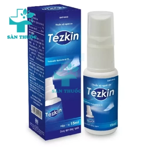 Thuốc xịt ngoài da Tezkin - Thuốc trị nhiễm nấm da hiệu quả