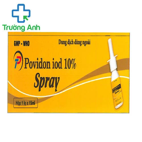 TP Povidon iod 10% Spray 15ml Thành Phát - Sát khuẩn hiệu quả