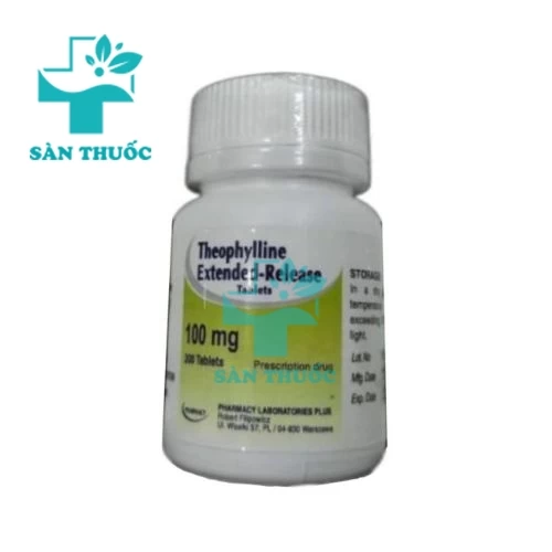 Theophylline Extended-Release 100mg Pharmacy Lab - Thuốc trị hen