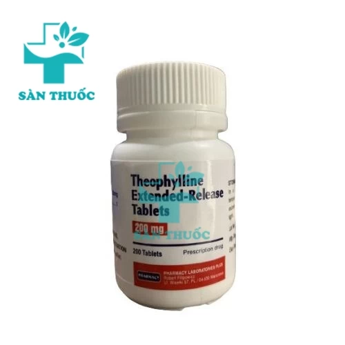 Theophylline Extended-Release 200mg Pharmacy Lab - Thuốc trị hen