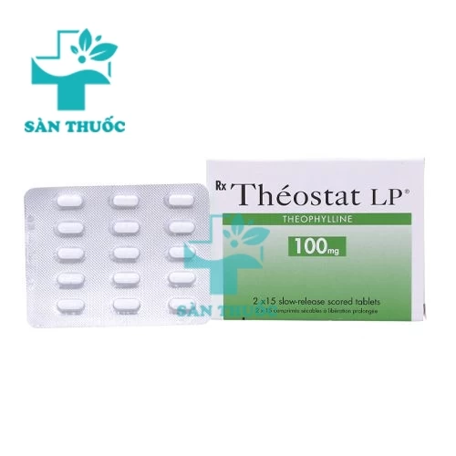 Theostat L.P 100mg Pierre Fabre - Thuốc trị hen phế quản hiệu quả