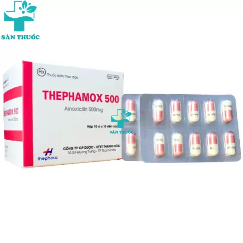Thephamox - Amoxicilin 500mg Thephaco