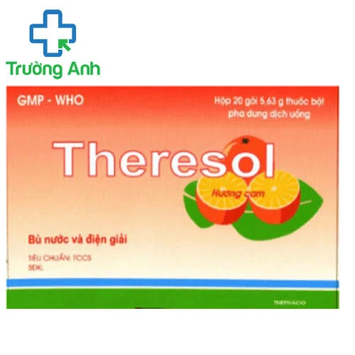 Theresol Thephaco - Thuốc bột pha uống giúp bù nước và điện giải