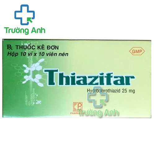 THIAZIFAR- Thuốc điều trị tăng huyết áp hiệu quả của Pharmedic
