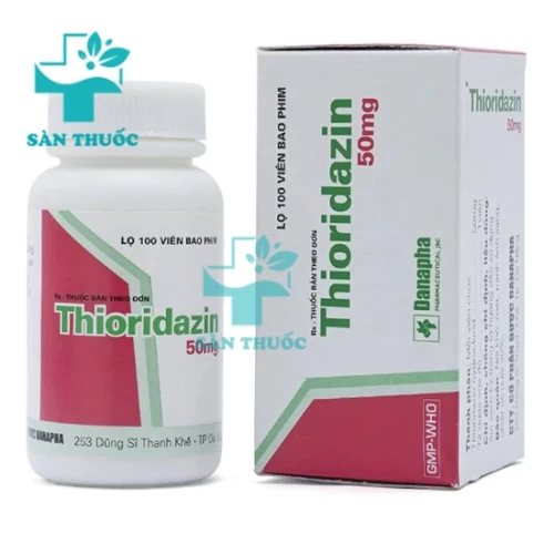 Thioridazin 50mg - Thuốc điều trị tâm thần của Danapha