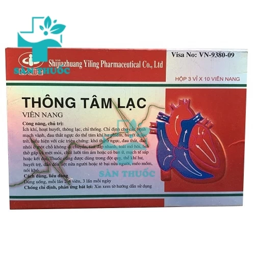 Thông Tâm Lạc - Hỗ trợ điều trị các bệnh tim mạch hiệu quả