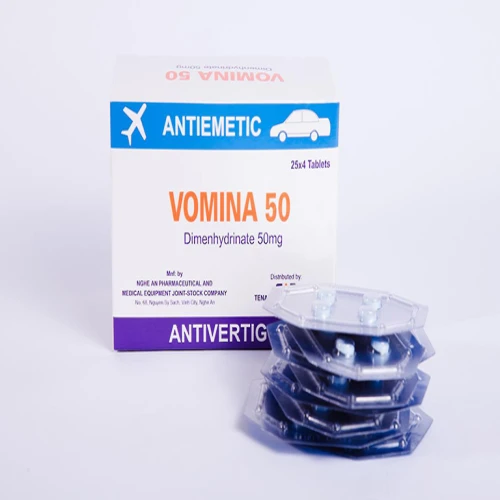 Vomina 50 - Thuốc trị chứng buồn nôn hiệu quả