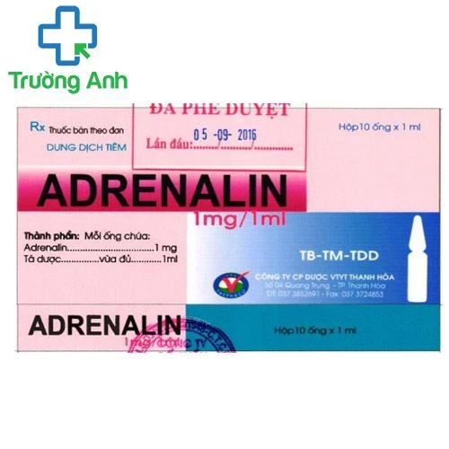 Adrenalin - Thuốc điều trị sốc phản vệ của Thephaco