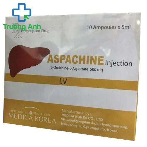 Aspachine Injection - Thuốc điều trị hôn mê gan của Hàn Quốc