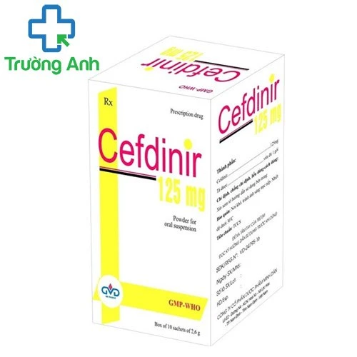 Cefdinir 125 MD Pharco (bột) - Thuốc trị nhiễm khuẩn hiệu quả