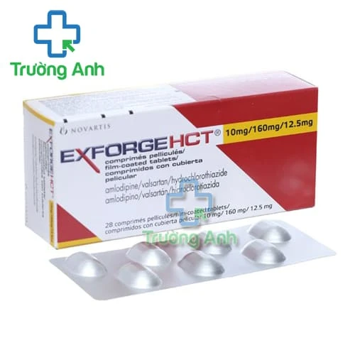 Exforge HCT 10mg/160mg/12.5mg - Thuốc trị tăng huyết áp hiệu quả