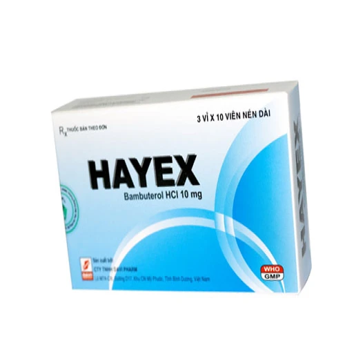 Hayex - Thuốc điều trị hen phế quản mãn tính của Davipharm