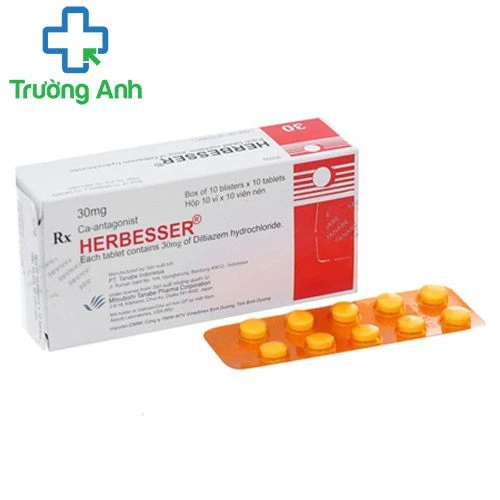Herbesser 30mg Tanabe - Thuốc điều trị tăng huyết áp