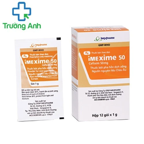 Imexime 50 - Thuốc chống nhiễm khuẩn hiệu quả của Imexpharm