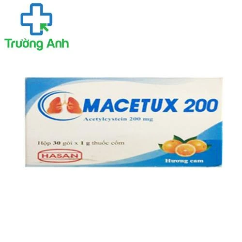 Macetux 200 - Thuốc làm tiêu nhầy khi bị viêm phế quản