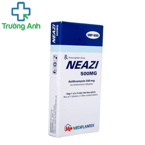 Neazi 250mg (viên) - Thuốc điều trị nhiễm khuẩn của Mediplantex