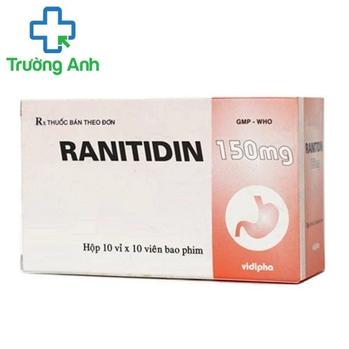 Ranitidine 150mg Vidipha - Thuốc điều trị viêm loét dạ dày, tá tràng hiệu quả