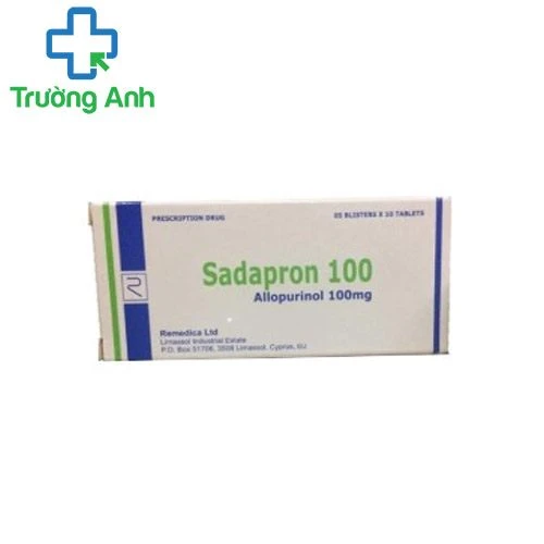 Sadapron 100mg Remedica - Thuốc trị bệnh gout hiệu quả của CH Síp
