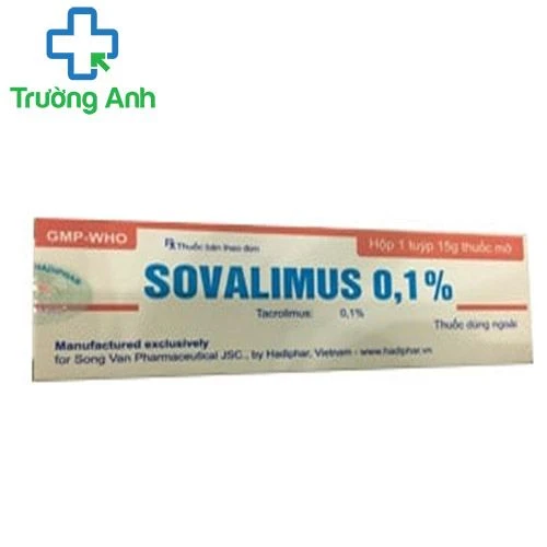 Sovalimus 0.1% - Thuốc điều trị viêm da hiệu quả 