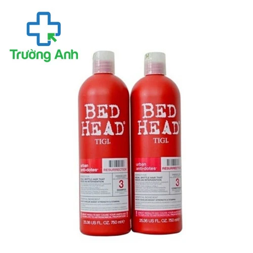 Bộ gội xả Tigi Bed Head Rehab For Hair 750ml (đỏ) - Giảm hư tổn