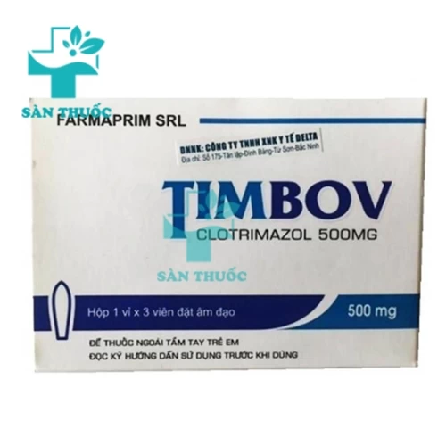 Timbov - Viên nén điều trị nhiễm khuẩn âm đạo hiệu quả