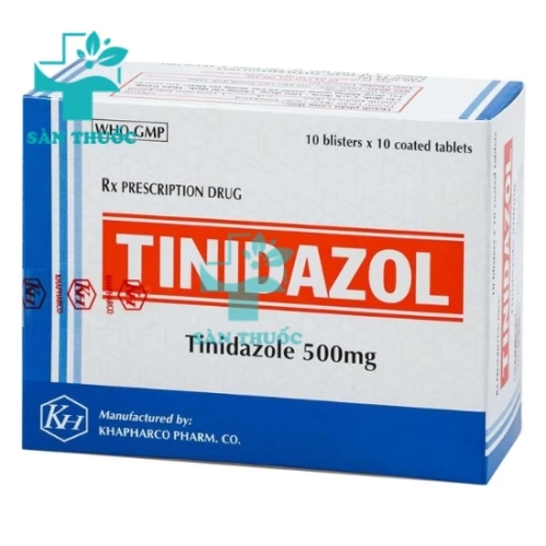 Tinidazol 500mg Bidiphar - Thuốc điều trị nhiễm khuẩn hiệu quả