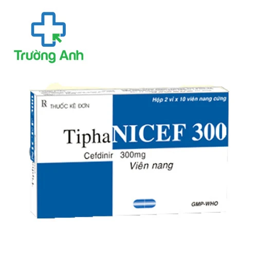 Tiphanicef 300 - Thuốc điều trị nhiễm khuẩn nhẹ của Tipharco