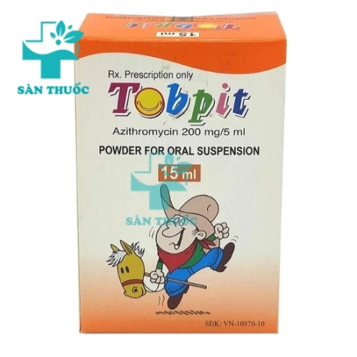 Tobpit - Thuốc điều trị nhiễm khuẩn cho trẻ em hiệu quả