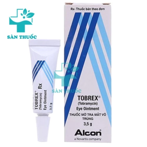 Tobrex 0.3% 3.5g - Thuốc mỡ tra mắt hiệu quả