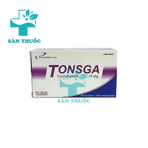 Tonsga 10mg Medisun - Thuốc điều trị bệnh trầm cảm hiệu quả