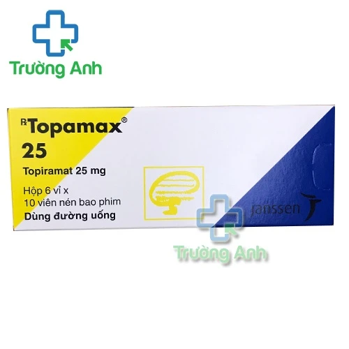 Topamax 25mg Cilag- Thuốc điều trị động kinh hiệu quả