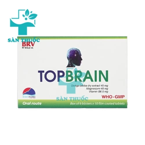 Topbrain 40mg - Thuốc điều trị thiểu năng tuần hoàn não hiệu quả