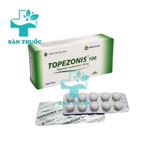 Topezonis 100mg Agimexpharm - Thuốc điều trị co cứng sau đột quỵ