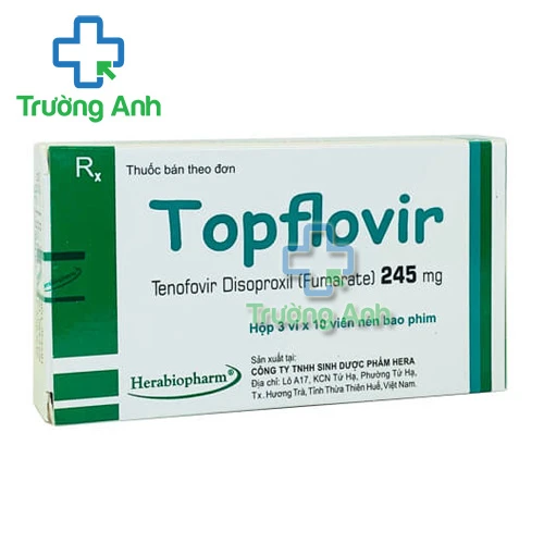 Topflovir 245mg - Thuốc điều trị nhiễm HIV hiệu quả của dược Hera