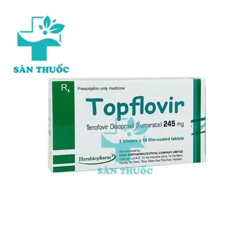 Topflovir 245mg - Thuốc điều trị nhiễm HIV hiệu quả của dược Hera