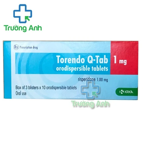 Torendo Q-Tab 1mg KRKA - Thuốc điều trị tâm thần phân liệt