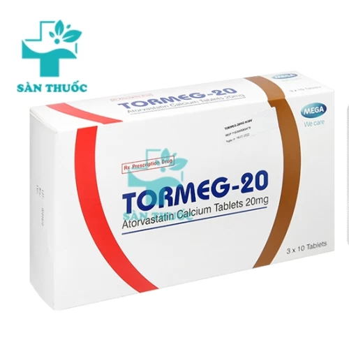 Tormeg 20 - Thuốc điều trị các bệnh về tim mạch hiệu quả