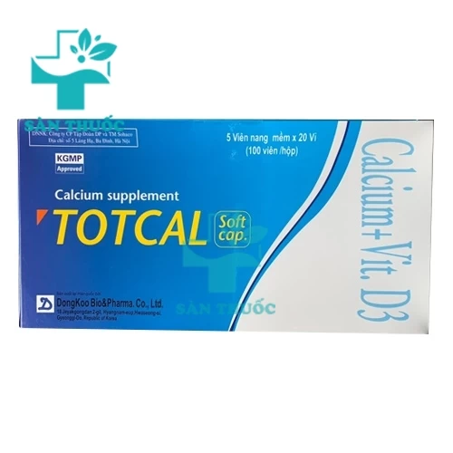 Totcal - Bổ sung dưỡng chất giúp hệ xương khớp chắc khỏe