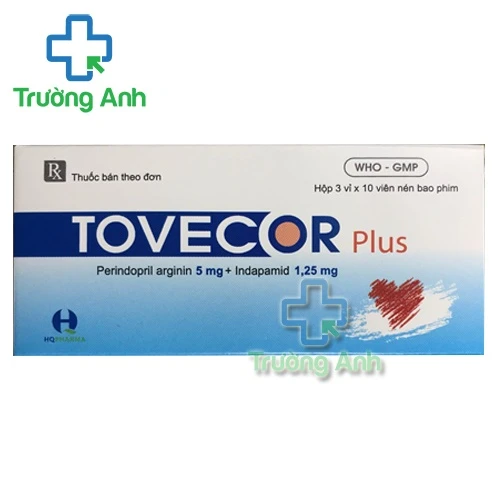 Tovecor plus Dopharma - Thuốc điều trị tăng huyết áp