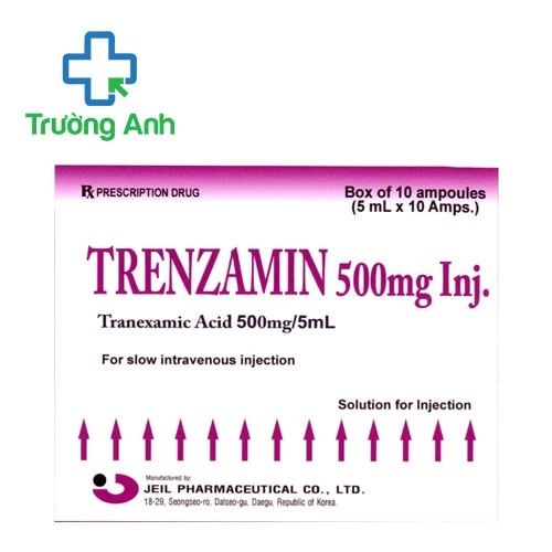 Trenzamin 500mg inj Jeil Pharmaceutical - Phòng ngừa và điều trị xuất huyết