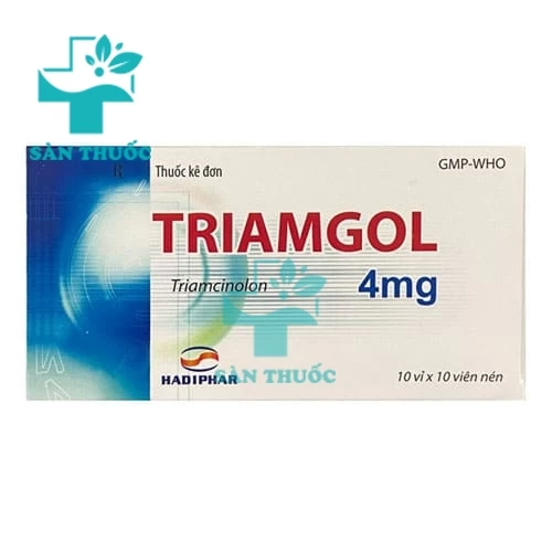 Triamgol 4mg Hadiphar - Thuốc kháng sinh trị viêm hiệu quả