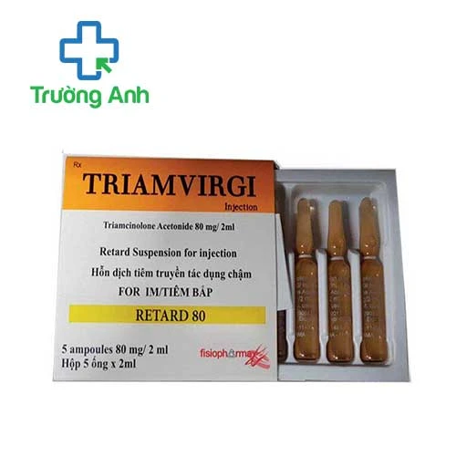 Triamvirgi 80mg/2ml Fisiopharma - Thuốc trị suy thượng thận 