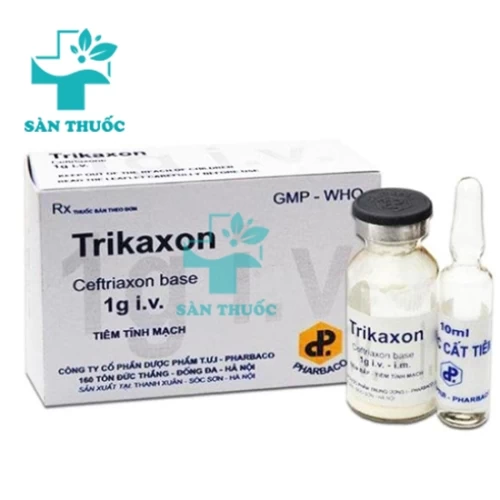  Trikaxon 1g - Thuốc điều trị nhiễm khuẩn hiệu quả