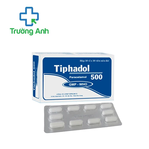 Tiphadol 500 Tipharco - Thuốc giảm đau, hạ sốt hiệu quả