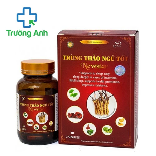 Trùng thảo ngủ tốt Newstar TCPharma - Mang tới một giấc ngủ ngon và sâu hơn