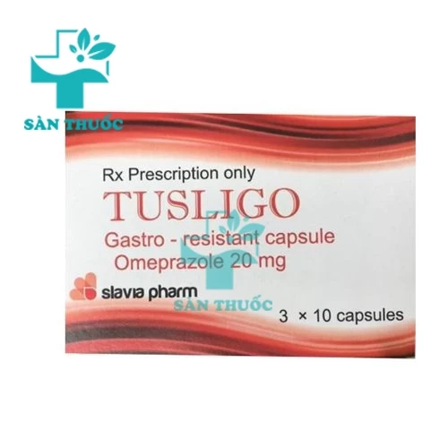 Tusligo 20mg Slavia - Thuốc trị viêm loét dạ dày của Rumani