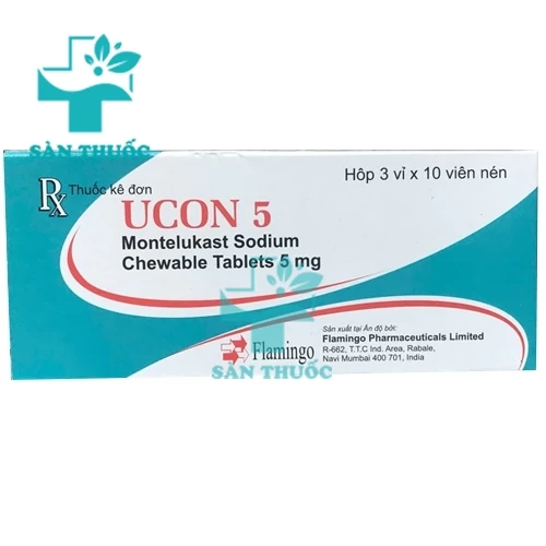 Ucon 5 - Thuốc điều trị hen phế quản, viêm mũi dị ứng của Ấn Độ