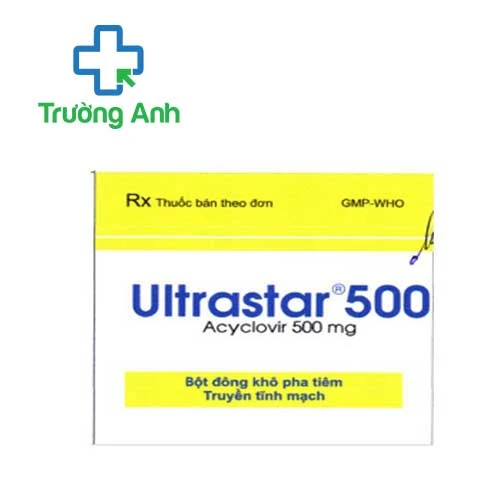 Ultrastar 500 Pharbaco - Thuốc điều trị nhiễm Herpes simplex 